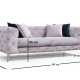 NORDVRK Como - lys gr 2-seters sofa