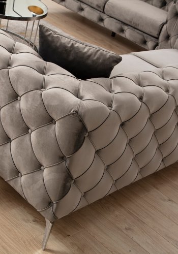 NORDVRK Como 3-seter - Antrasitt 3-seter sofa