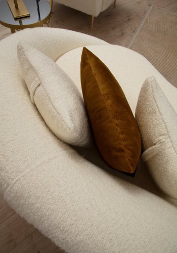 NORDVRK Eses - Cream Bouclett 3-seters sofa