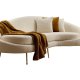 NORDVRK Eses - Cream Bouclett 3-seters sofa