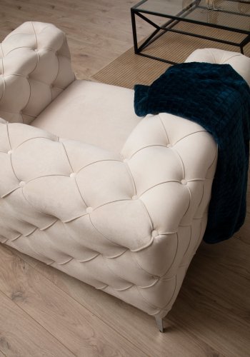 NORDVRK Como - Ecru Wing Chair