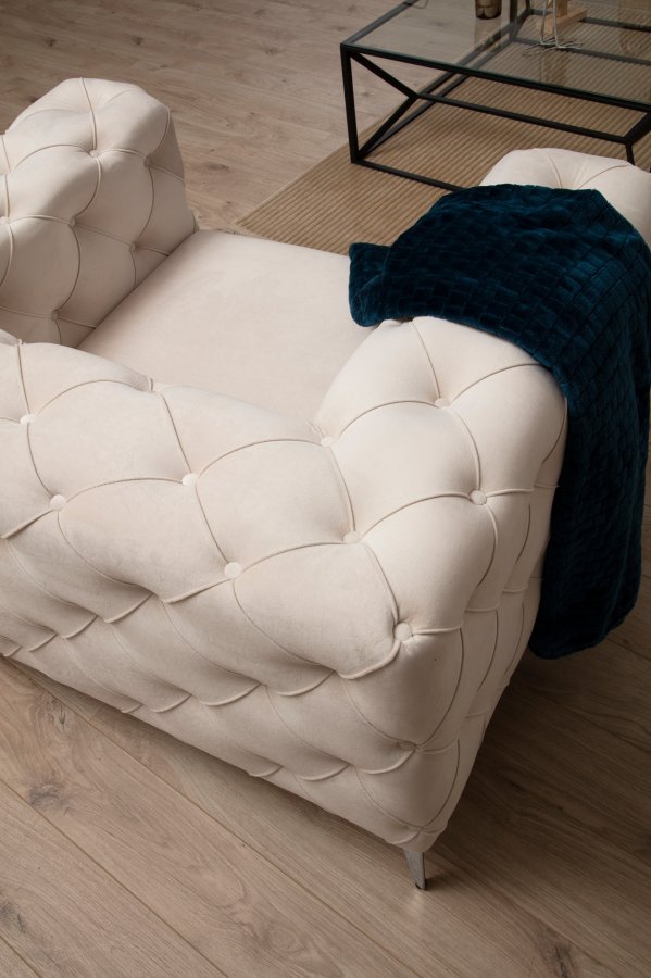 NORDVRK Como - Ecru Wing Chair