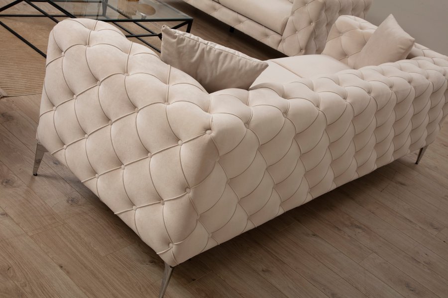 NORDVRK Como - Ecru 3-seters sofa