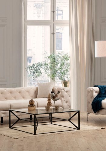 NORDVRK Como - Ecru 3-seters sofa