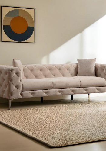 NORDVRK Como - Ecru 3-seters sofa