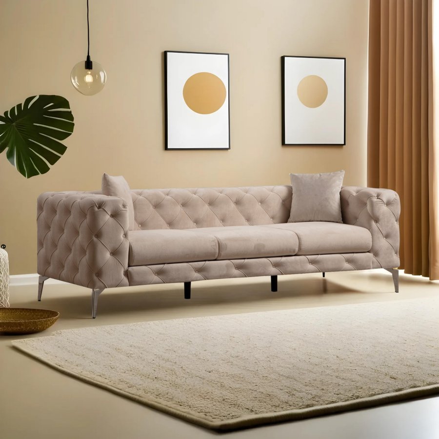 NORDVRK Como - Ecru 3-seters sofa