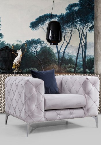 NORDVRK Como - lys gr klaffstol