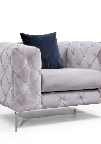 NORDVRK Como - lys gr klaffstol