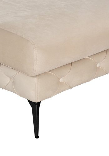 NORDVRK Como Eco Left - Beige, svart hjrnesofa