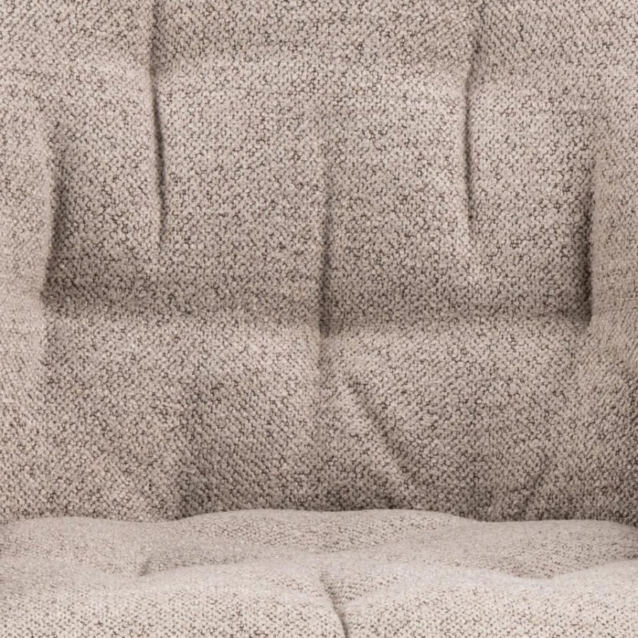 ACT NORDIC Brooke spisebordsstol, m armlener, svingfunksjon, sm - beige stoff og sort stl