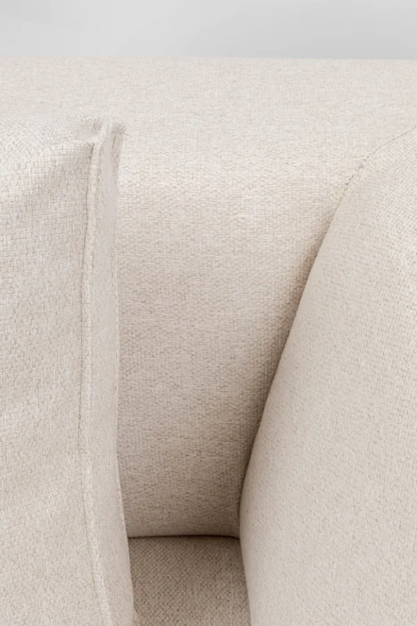 KARE DESIGN Infinity Ottomane Elements Cream Left modul - creme polyester og polypropylen
