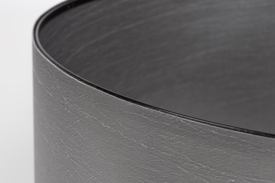 ZUIVER Stativ lampeskjerm, rund - gr tekstil