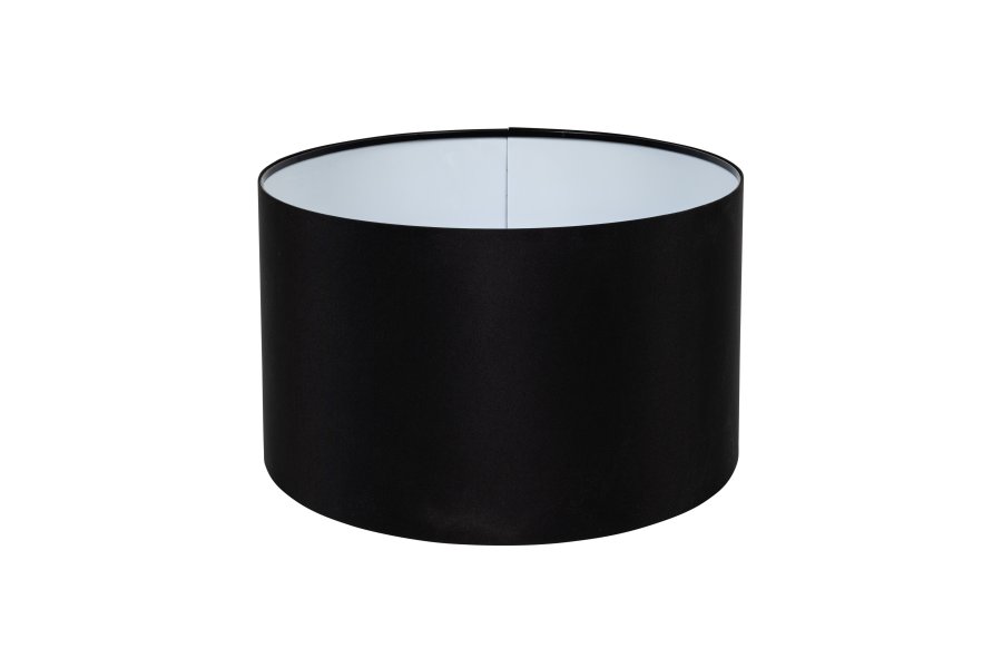 ZUIVER Stativ lampeskjerm, rund - svart tekstil