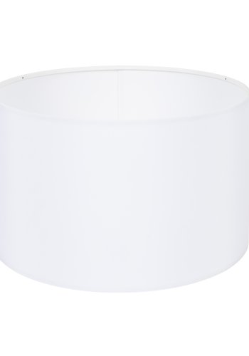 ZUIVER Stativ lampeskjerm, rund - hvit tekstil