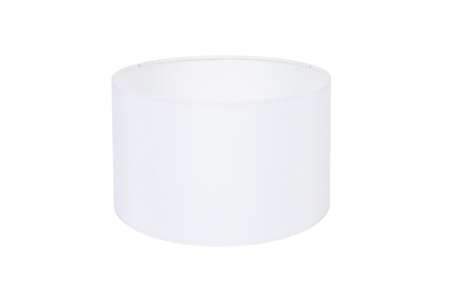 ZUIVER Stativ lampeskjerm, rund - hvit tekstil