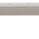 UNIQUE FURNITURE Anzac b�nk - sand polyester og sort st�l (100x36)