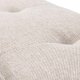 UNIQUE FURNITURE Anzac b�nk - sand polyester og sort st�l (100x36)