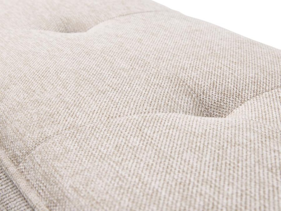 UNIQUE FURNITURE Anzac b�nk - sand polyester og sort st�l (100x36)