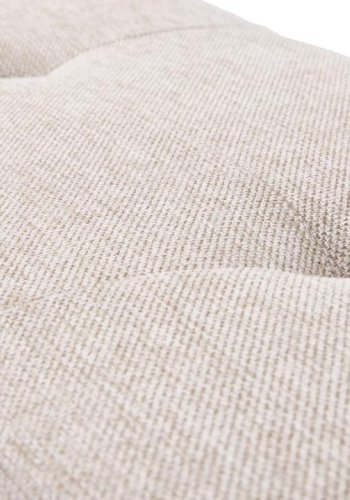 UNIQUE FURNITURE Anzac b�nk - sand polyester og sort st�l (140x36)