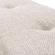 UNIQUE FURNITURE Anzac b�nk - sand polyester og sort st�l (140x36)
