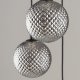 TK  TK Elena loftlampe, m. 5 skrme - grafit glas og sort metal