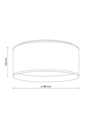 TK Jute loftlampe 450 - natur jute