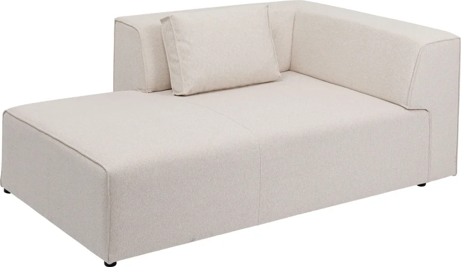 KARE DESIGN Infinity Ottomane Elements Cream Left modul - creme polyester og polypropylen