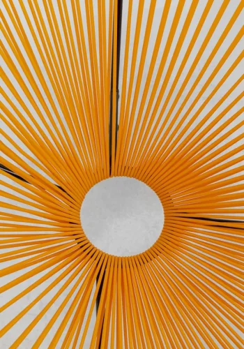 KARE DESIGN Acapulco Orange lnestol/havestol - orange plast og stl