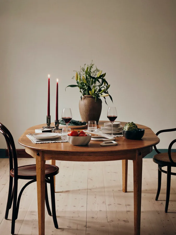 BROSTE COPENHAGEN Uma Vase, rund – hellbraune Terrakotta (H:30)