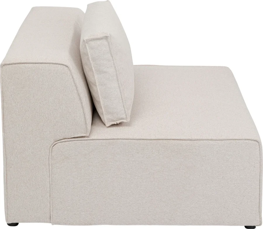KARE DESIGN Infinity 2-Seater Elements Cream modul, 100 cm - creme polyester og polypropylen