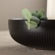 VENTURE DESIGN Posh lysestake, rund - matt svart steinty (B18x6)