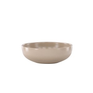 VENTURE DESIGN Posh lysestage, rund - beige stentj (B18x6)
