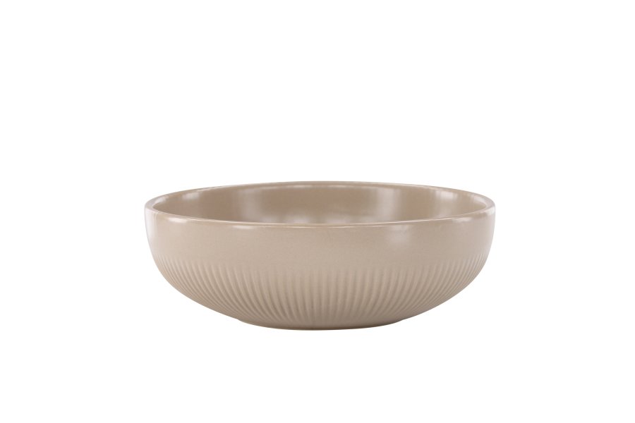 VENTURE DESIGN Posh lysestake, rund - beige steinty (B18x6)