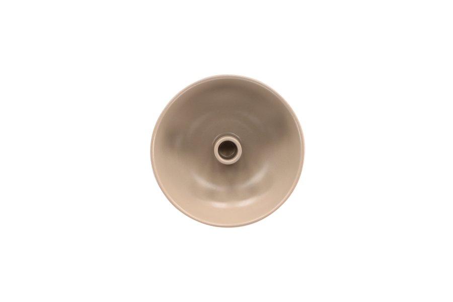 VENTURE DESIGN Posh lysestake, rund - beige steinty (B18x6)
