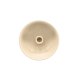 VENTURE DESIGN Posh lysestake, rund - beige/svarte prikker steinty (B18x6)