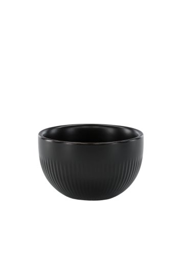 VENTURE DESIGN Posh lysestake, rund - matt sort steinty (B9xH6)