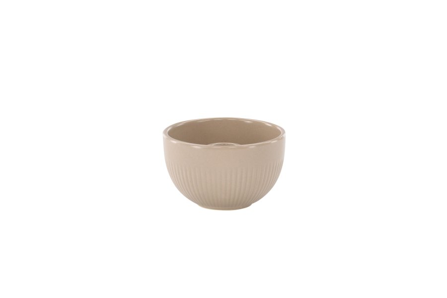 VENTURE DESIGN Posh lysestake, rund - beige steinty (B9xH6)