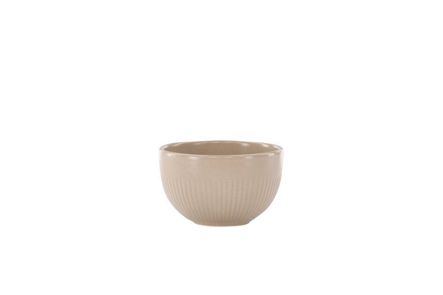 VENTURE DESIGN Posh lysestake, rund - beige steinty (B9xH6)