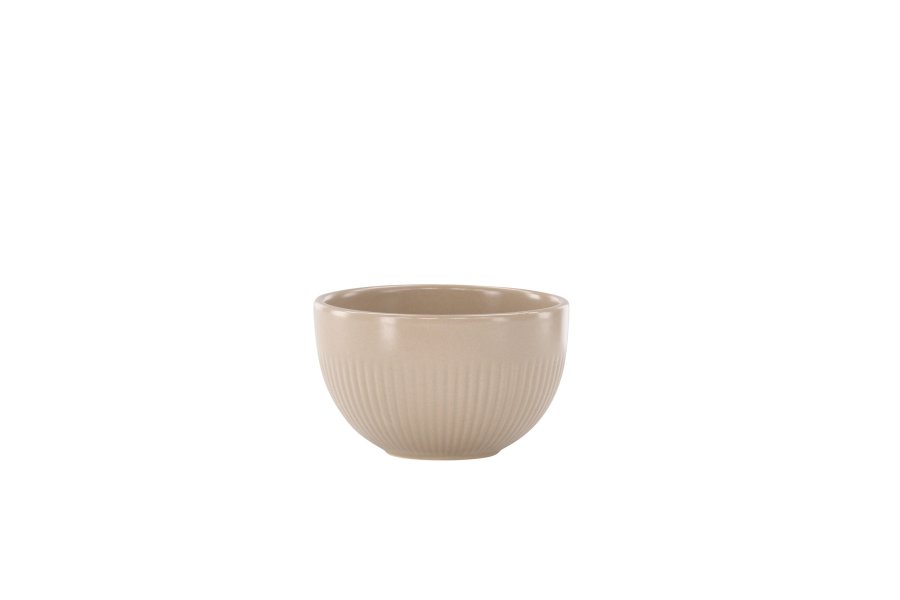 VENTURE DESIGN Posh lysestake, rund - beige steinty (B9xH6)