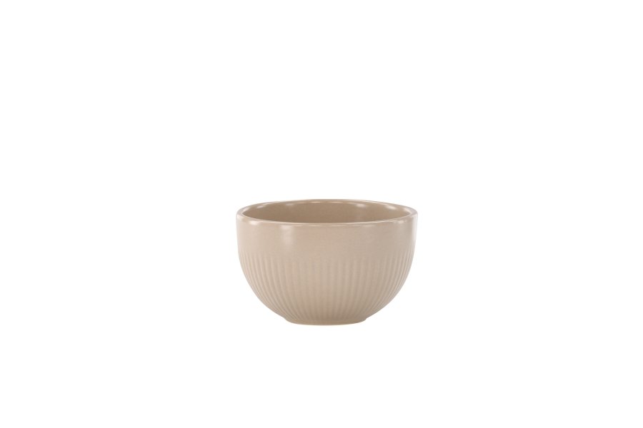 VENTURE DESIGN Posh lysestake, rund - beige steinty (B9xH6)