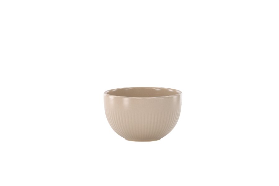 VENTURE DESIGN Posh lysestake, rund - beige steinty (B9xH6)