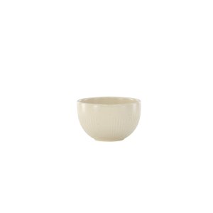 VENTURE DESIGN Posh lysestage, rund - beige/sorte prikker stentj (B9x6)