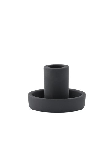 VENTURE DESIGN Ceco lysestake, rund - svart Color Clay (B11xH6)