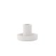 VENTURE DESIGN Ceco Kerzenständer, rund - weiß Farbe Clay (B11xH6)