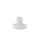 VENTURE DESIGN Ceco Kerzenständer, rund - weiß Farbe Clay (B11xH6)