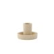 VENTURE DESIGN Ceco lysestage, rund - beige Colour Clay (B11xH6)