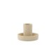 VENTURE DESIGN Ceco lysestage, rund - beige Colour Clay (B11xH6)