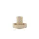 VENTURE DESIGN Ceco lysestage, rund - beige Colour Clay (B11xH6)