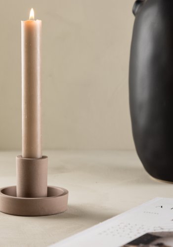 VENTURE DESIGN Ceco lysestake, rund - brun Color Clay (B11xH6)