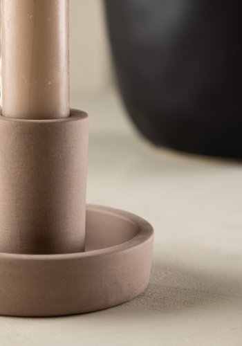 VENTURE DESIGN Ceco lysestake, rund - brun Color Clay (B11xH6)